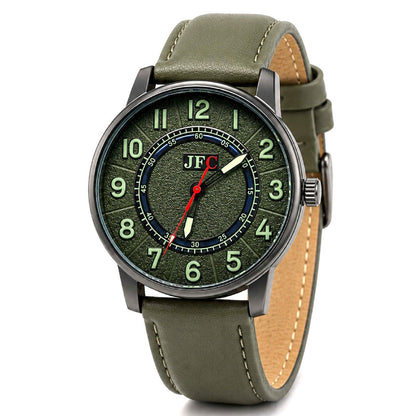 Forest Green Dial Watch front view