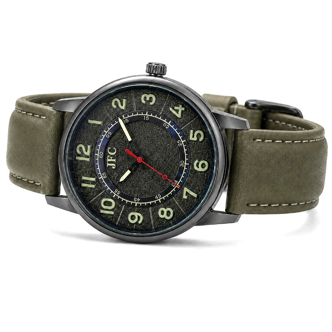 Forest Green Dial Watch view 2