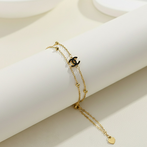 Gold C Chain Bracelet
