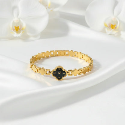 Golden Clover Bracelet Watch