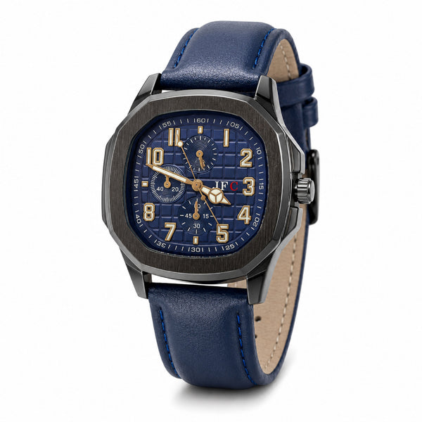 Azure Square Dial Watch front view
