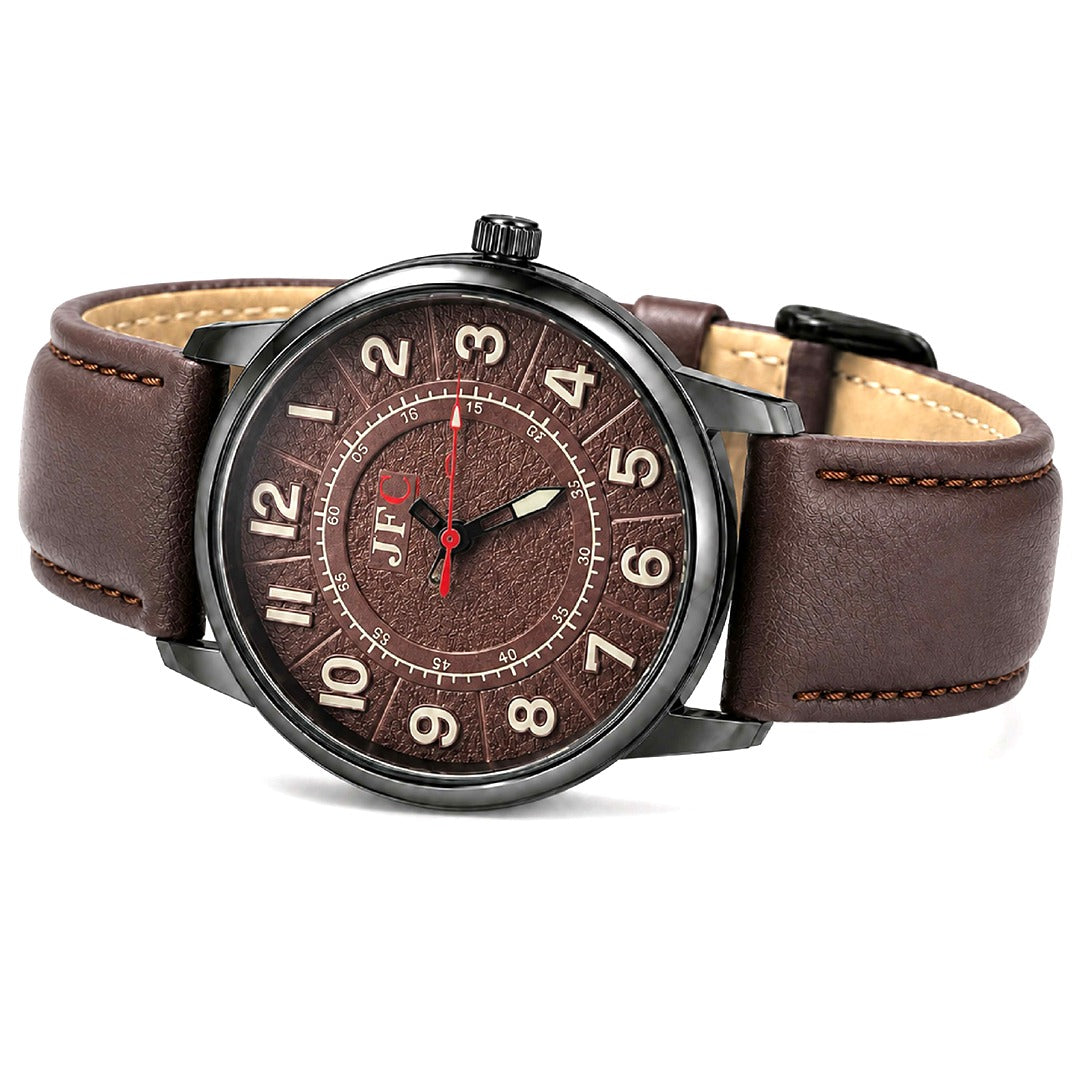 Mocha Brown Dial Watch front view