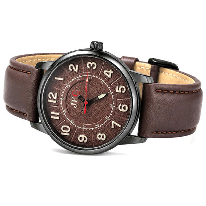 Mocha Brown Dial Watch front view