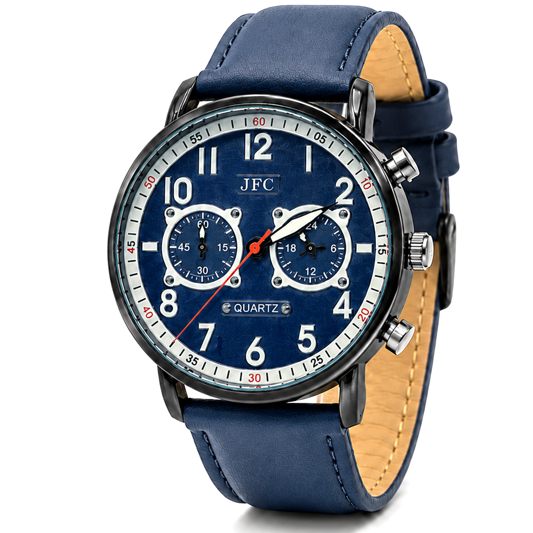 Royal Azure Chronograph Watch front view