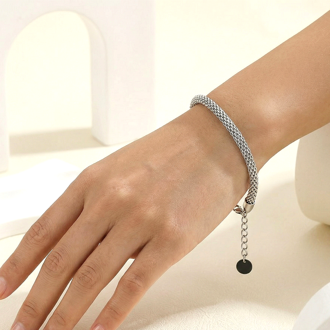 Silver Mesh Bracelet