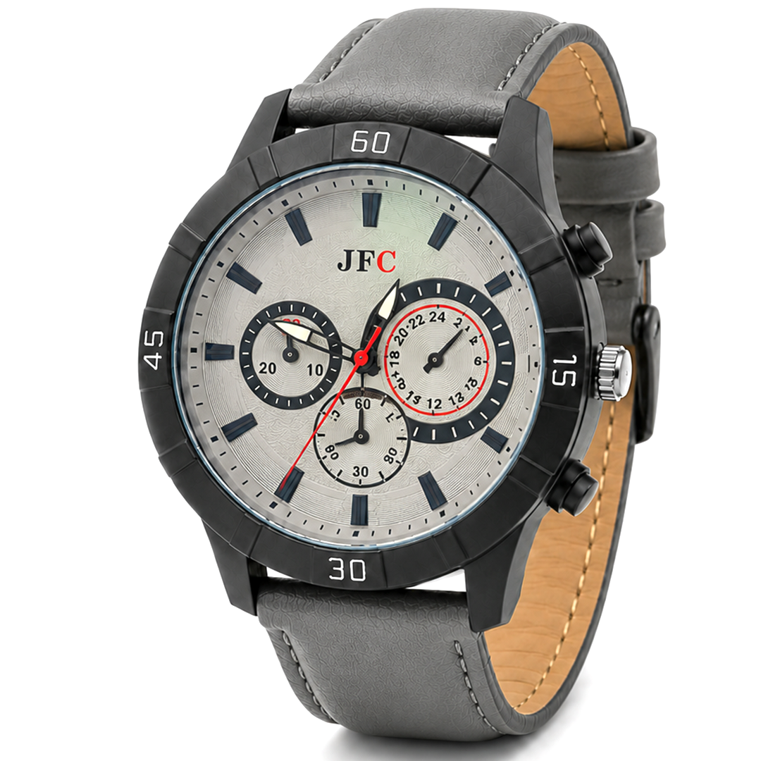 Silver Phantom Chronograph Watch front view
