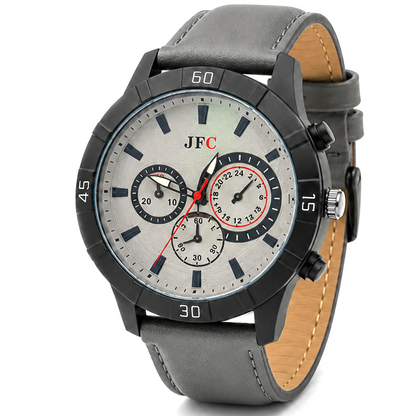 Silver Phantom Chronograph Watch front view