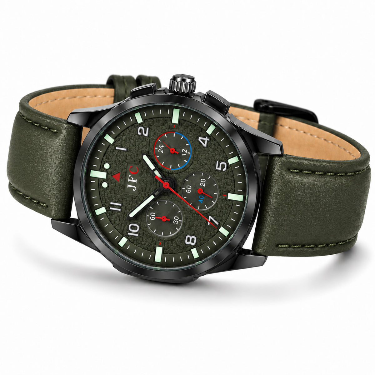 Olive Multi-Dial Sport Watch view 2