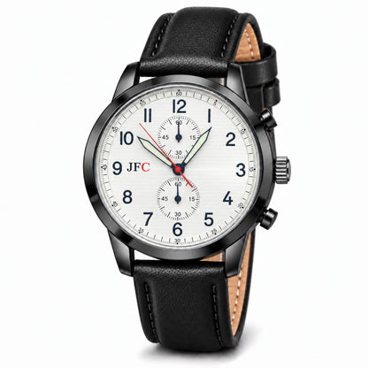 Ivory Woodgrain Dial Watch front view