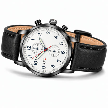 Ivory Woodgrain Dial Watch view 2