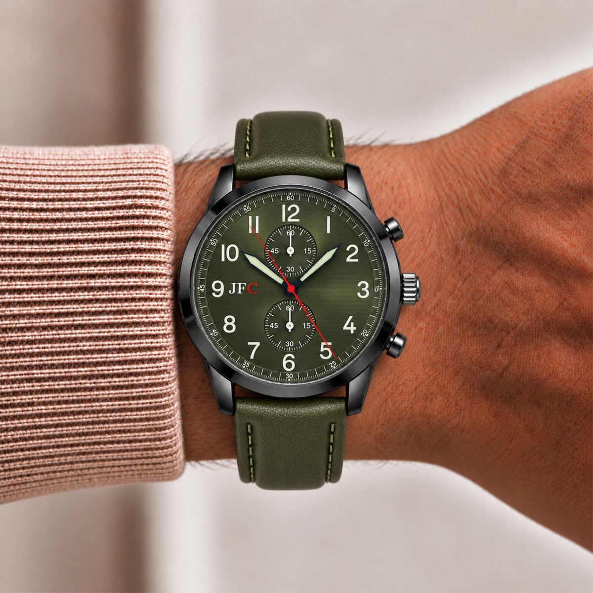 Forest Woodgrain Dial Watch view 5